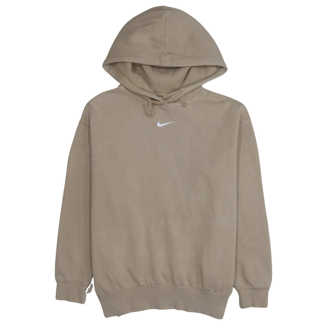 Mens UK Size S Nike Beige Pullover Hoodie