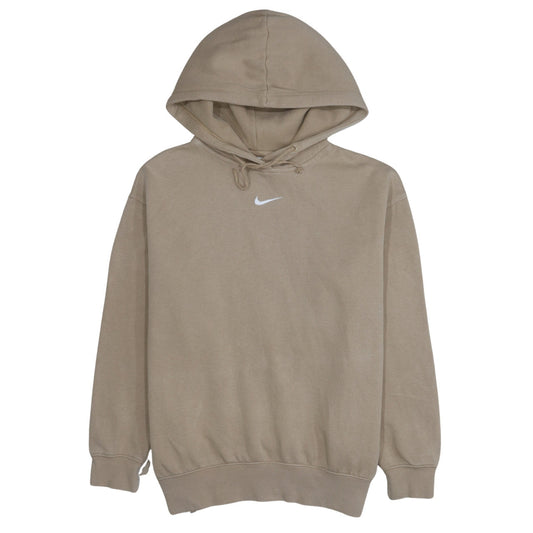Mens UK Size S Nike Beige Pullover Hoodie