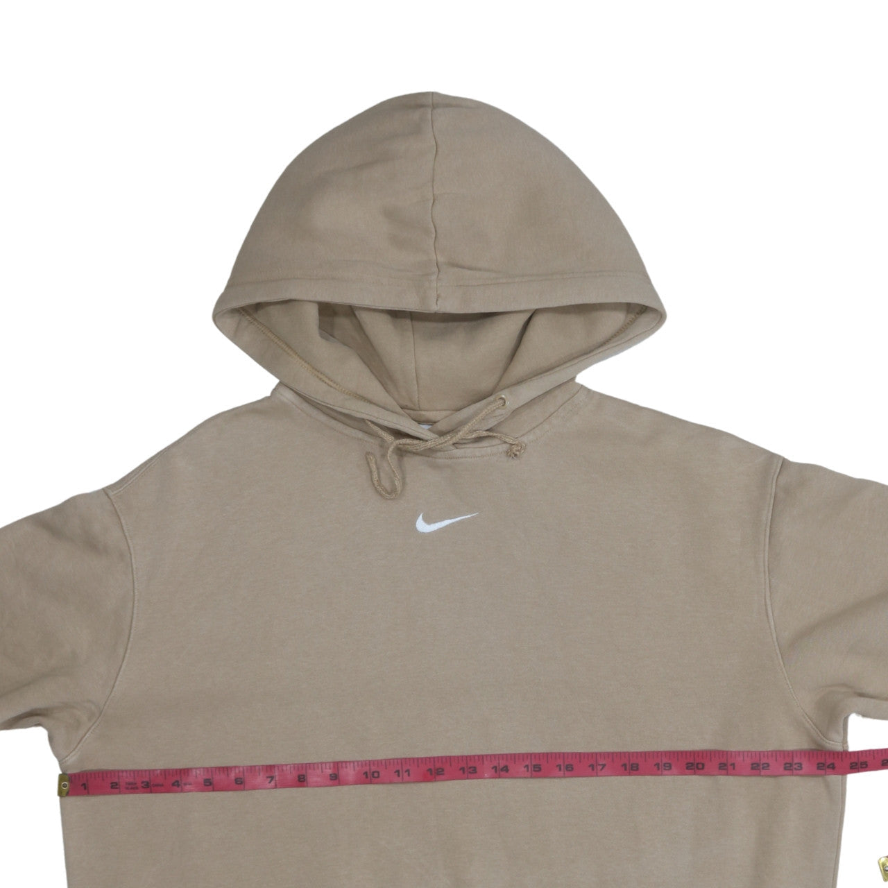 Mens UK Size S Nike Beige Pullover Hoodie