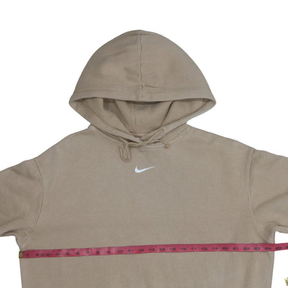 Mens UK Size S Nike Beige Pullover Hoodie