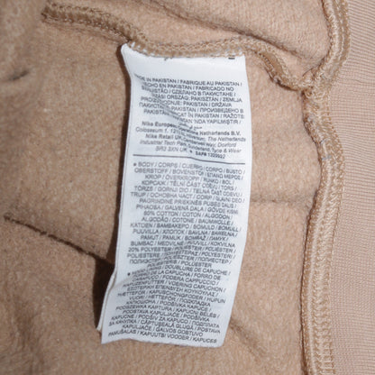 Mens UK Size S Nike Beige Pullover Hoodie