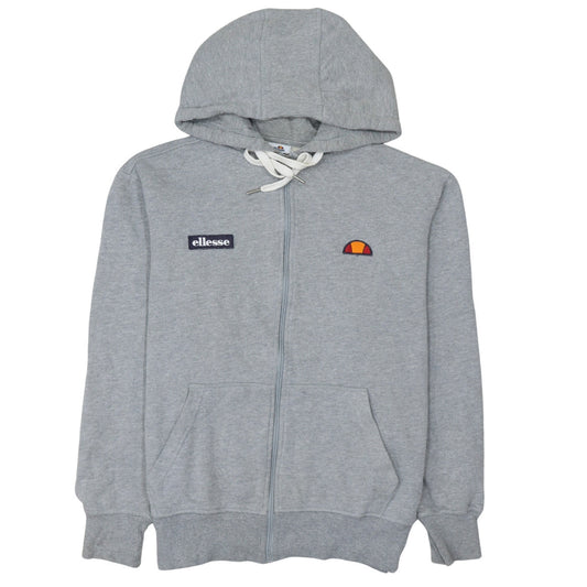 Mens UK Size M ellesse Grey Full Zip Hoodie