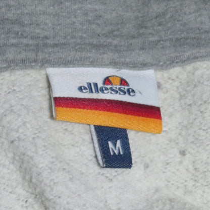 Mens UK Size M ellesse Grey Full Zip Hoodie