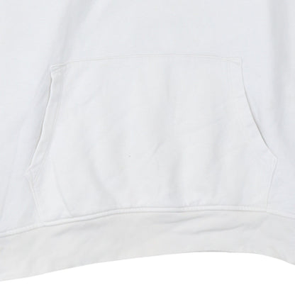 Gap Men's White Pullover Hoodie XL Logo Sweatshirt