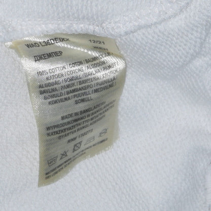 Womens UK Size L Lee White Pullover Sweatshirt