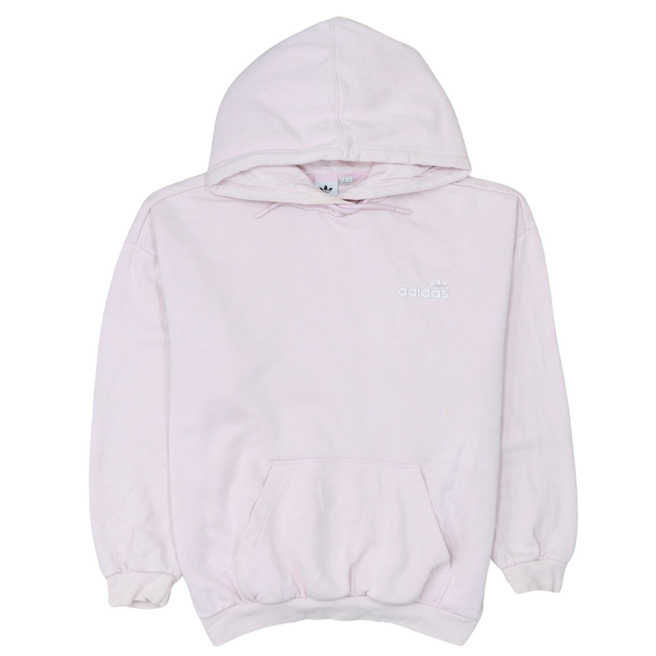 Womens UK Size 14 adidas Pink Pullover Hoodie