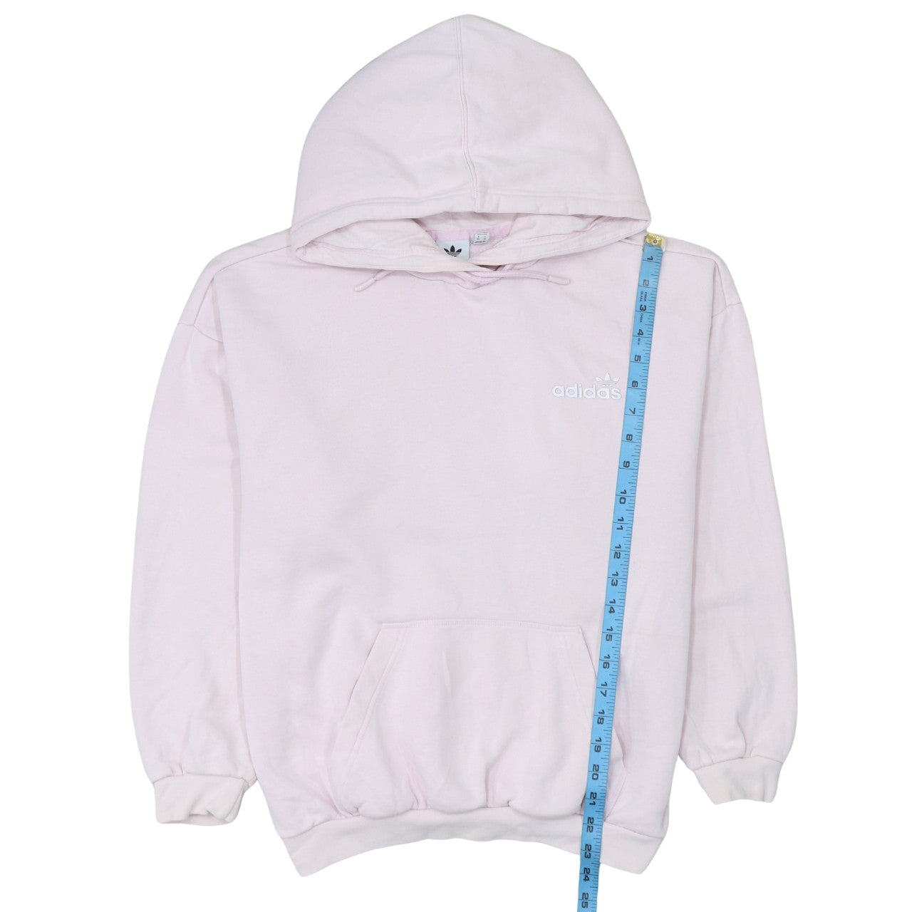 Womens UK Size 14 adidas Pink Pullover Hoodie