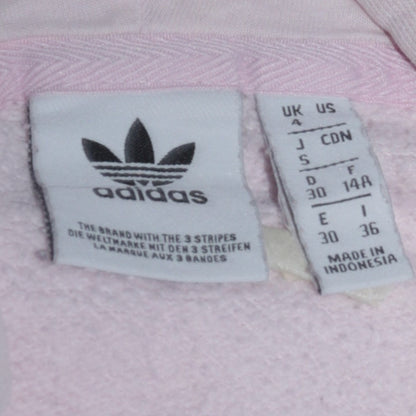 Womens UK Size 14 adidas Pink Pullover Hoodie
