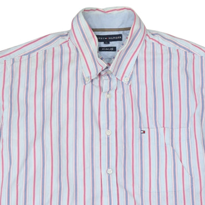 Tommy Hilfiger Men's Multicoloured XL Button-Down Stripe Shirt