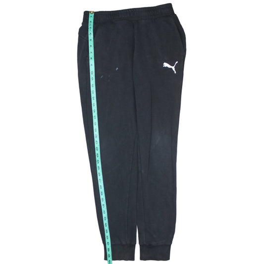 Puma Men Black M Jogger Sweatpants Tapered Fit Activewear