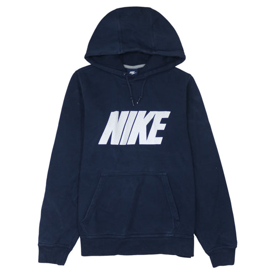 Mens UK Size S Nike Blue Pullover Hoodie