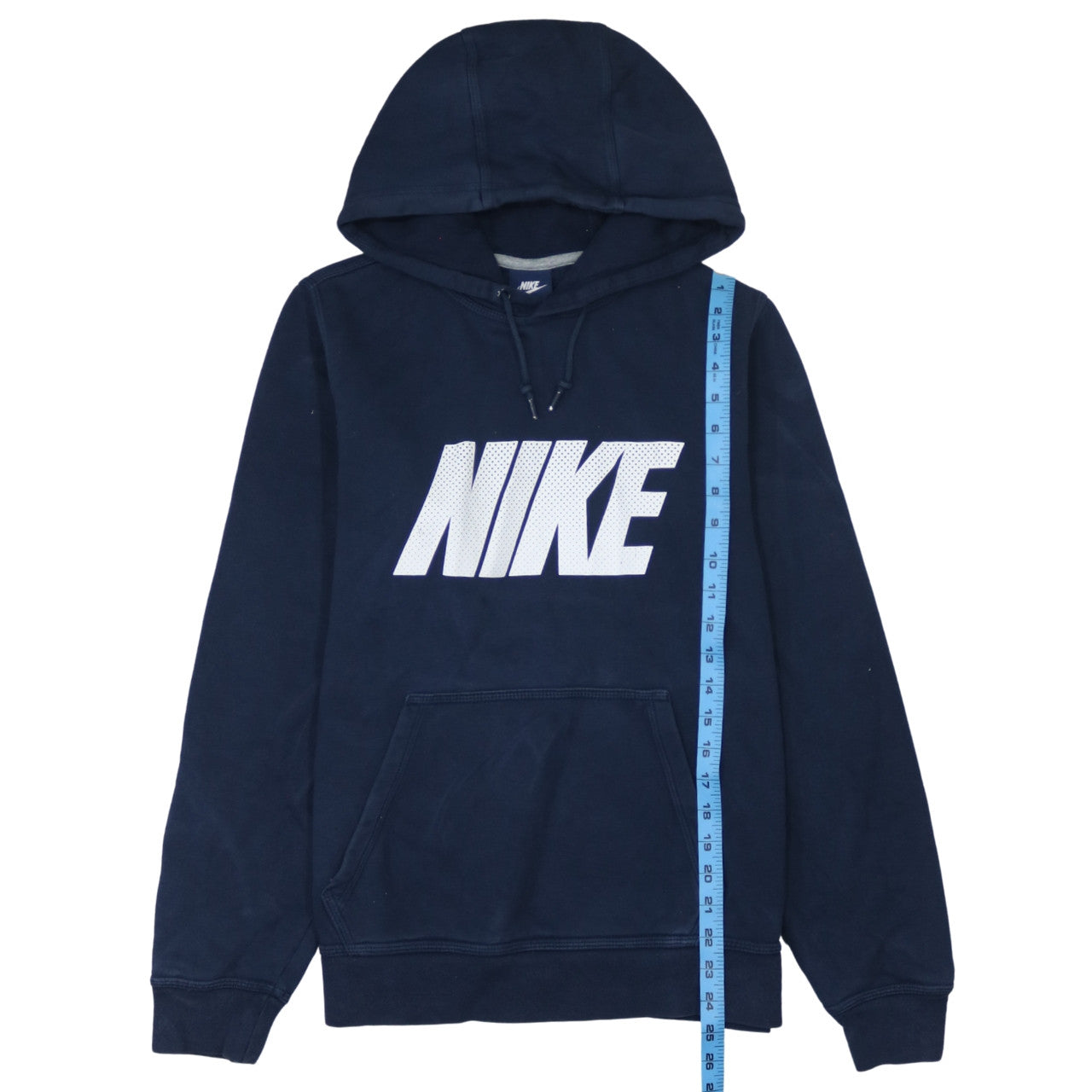 Mens UK Size S Nike Blue Pullover Hoodie