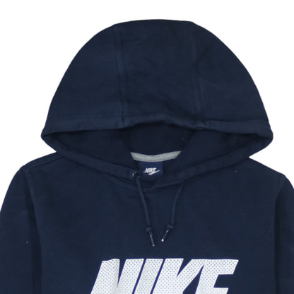 Mens UK Size S Nike Blue Pullover Hoodie