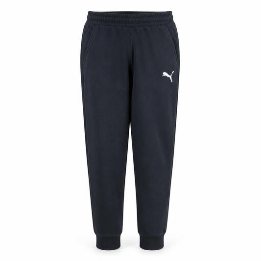 Front view of Puma Men’s Black Jogger Sweatpants M Regular Fit Activewear Trousers