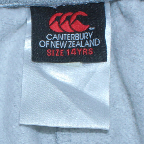 Canterbury Boys Grey 14 Years Jogger Sweatpants with Elastic Waist