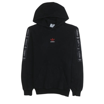 Mens UK Size S adidas Black Pullover Hoodie