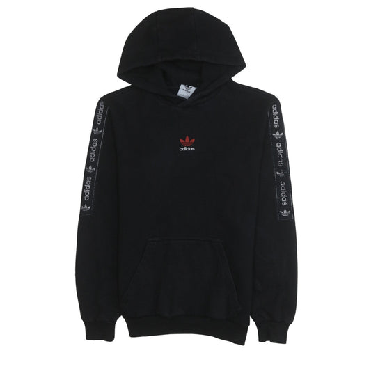 Mens UK Size S adidas Black Pullover Hoodie