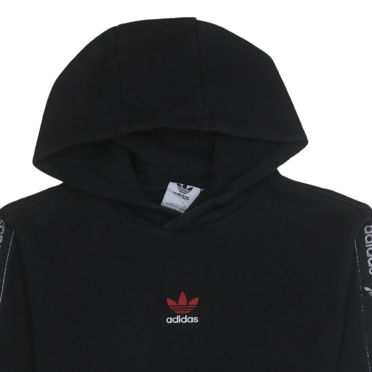 Mens UK Size S adidas Black Pullover Hoodie