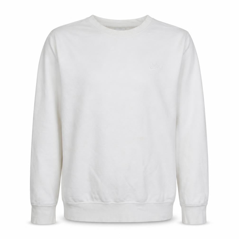 Mens UK Size S Nike White Pullover Sweatshirt
