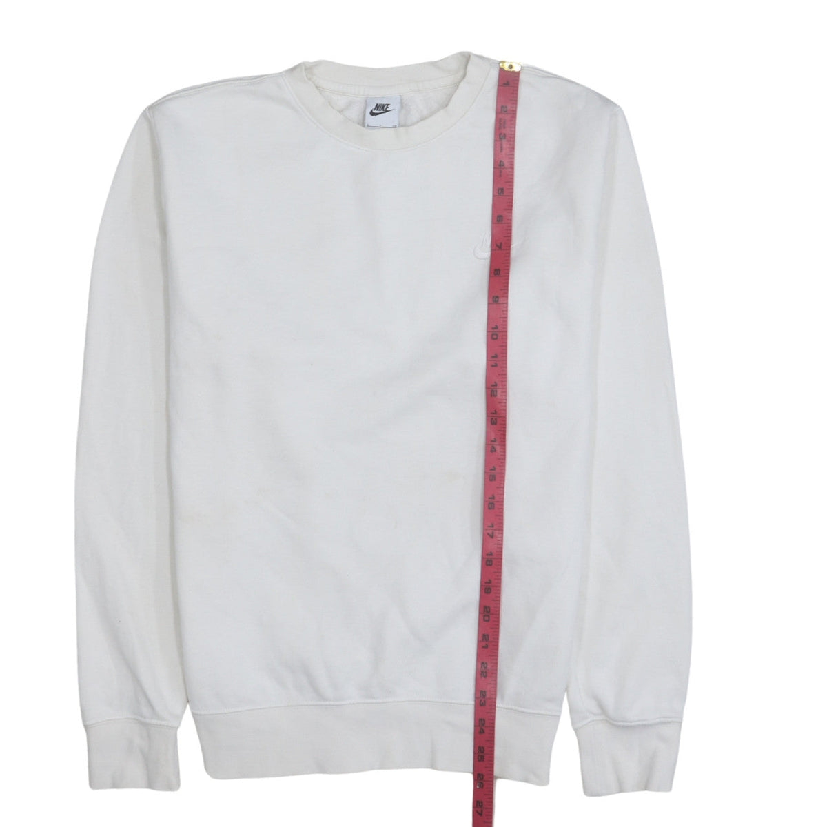 Mens UK Size S Nike White Pullover Sweatshirt
