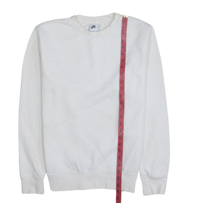Mens UK Size S Nike White Pullover Sweatshirt