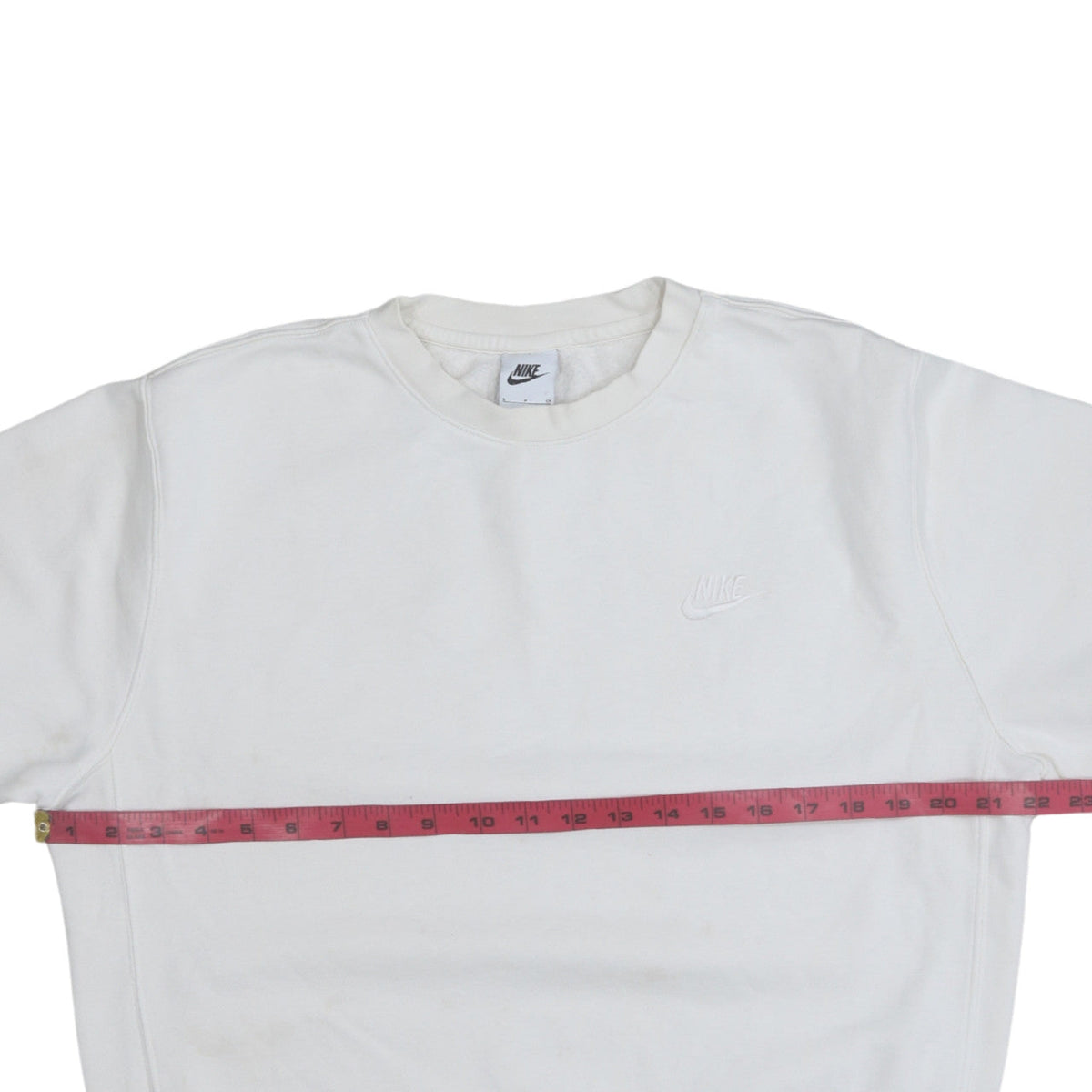 Mens UK Size S Nike White Pullover Sweatshirt