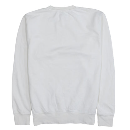Mens UK Size S Nike White Pullover Sweatshirt