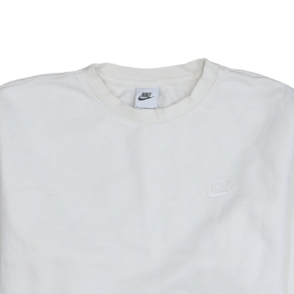 Mens UK Size S Nike White Pullover Sweatshirt