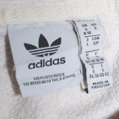 Mens UK Size S adidas White Pullover Hoodie