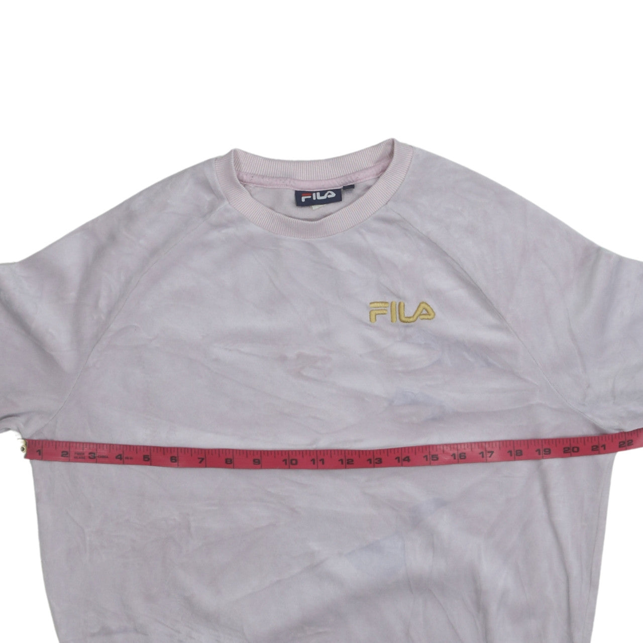 Womens UK Size S FILA Pink Pullover Sweatshirt