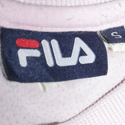 Womens UK Size S FILA Pink Pullover Sweatshirt