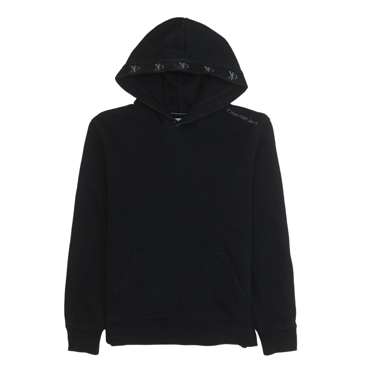 Mens UK Size S Calvin Klein Jeans Black Pullover Hoodie