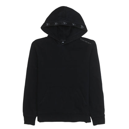 Mens UK Size S Calvin Klein Jeans Black Pullover Hoodie