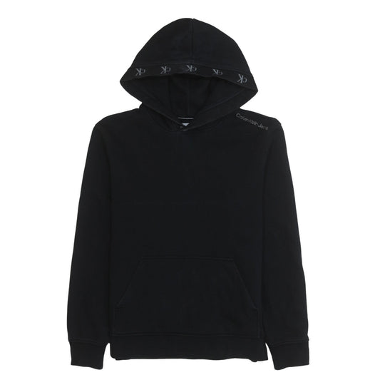 Mens UK Size S Calvin Klein Jeans Black Pullover Hoodie