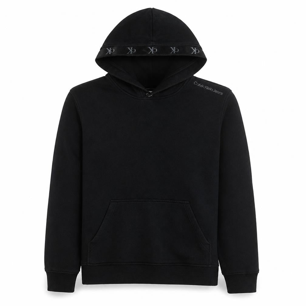 Mens UK Size S Calvin Klein Jeans Black Pullover Hoodie