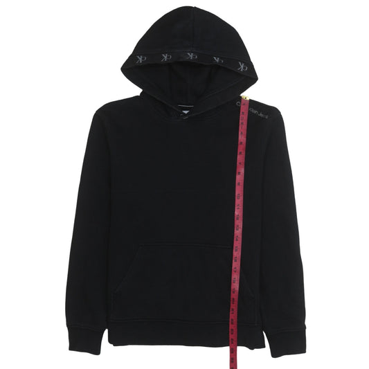 Mens UK Size S Calvin Klein Jeans Black Pullover Hoodie