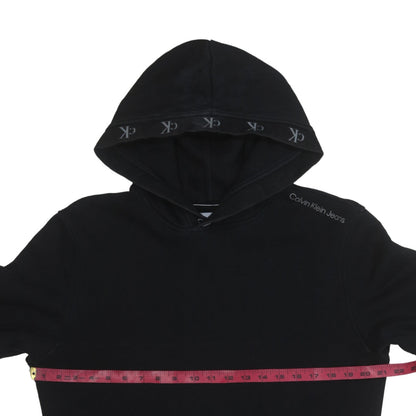 Mens UK Size S Calvin Klein Jeans Black Pullover Hoodie