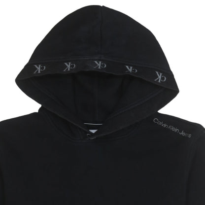 Mens UK Size S Calvin Klein Jeans Black Pullover Hoodie
