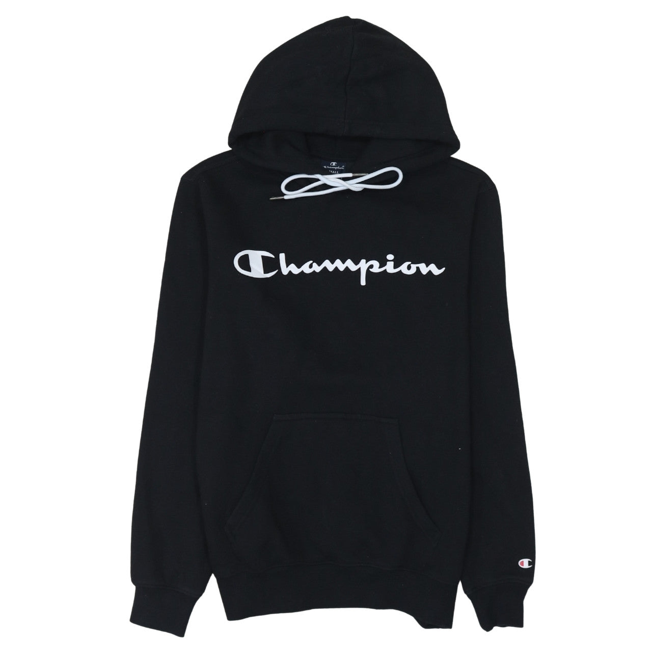 Mens UK Size S Champion Black Pullover Hoodie