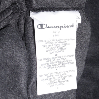 Mens UK Size S Champion Black Pullover Hoodie