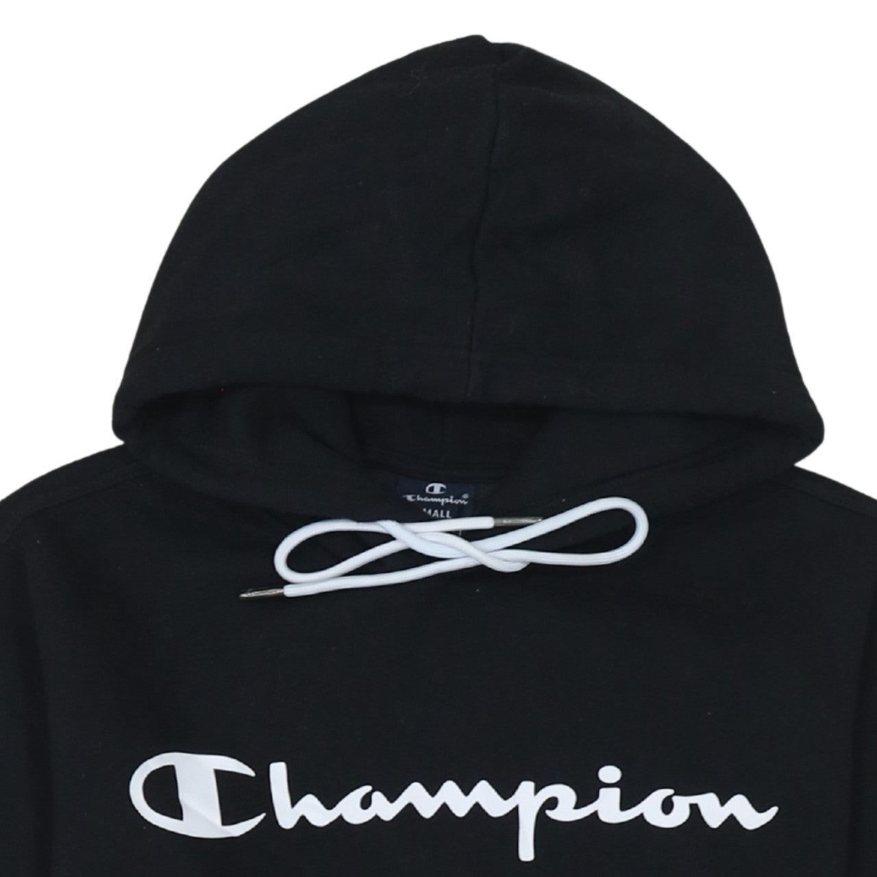 Mens UK Size S Champion Black Pullover Hoodie