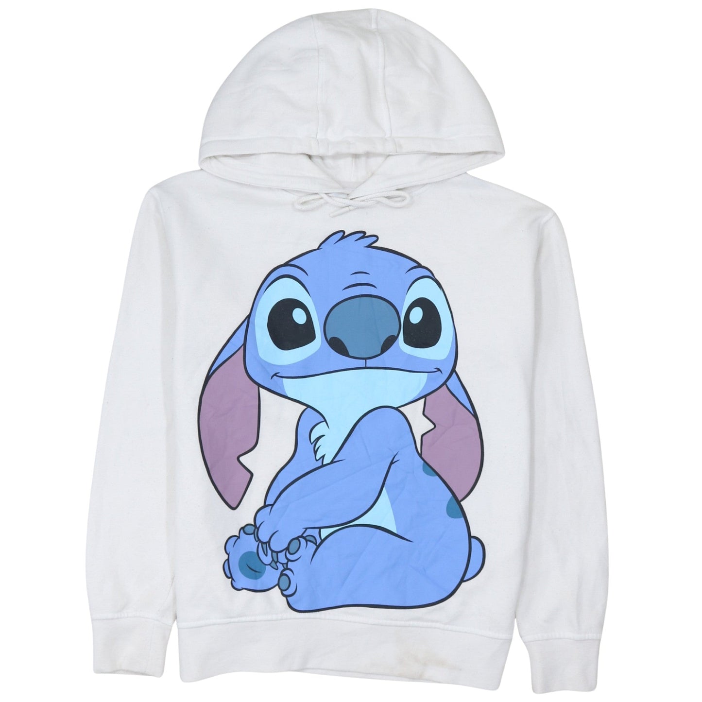 Womens UK Size XS Disney White Pullover Hoodie