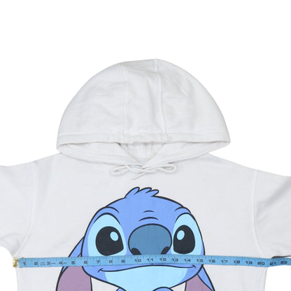 Womens UK Size XS Disney White Pullover Hoodie