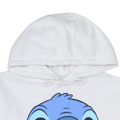 Womens UK Size XS Disney White Pullover Hoodie