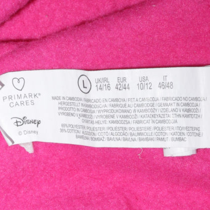 Womens UK Size L Disney Pink Pullover Sweatshirt