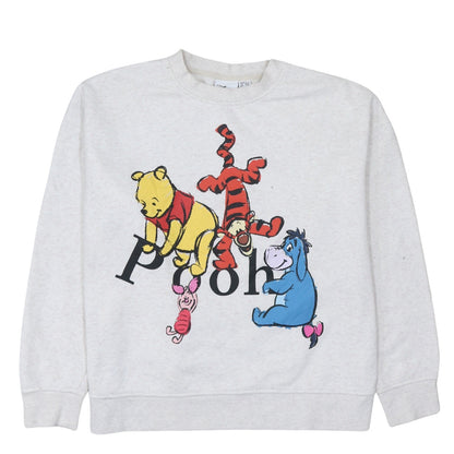 Womens UK Size 12 Disney Beige Pullover Sweatshirt