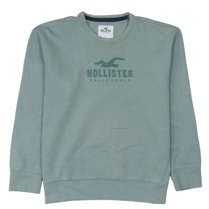 Womens UK Size XL Hollister Green Pullover Sweatshirt