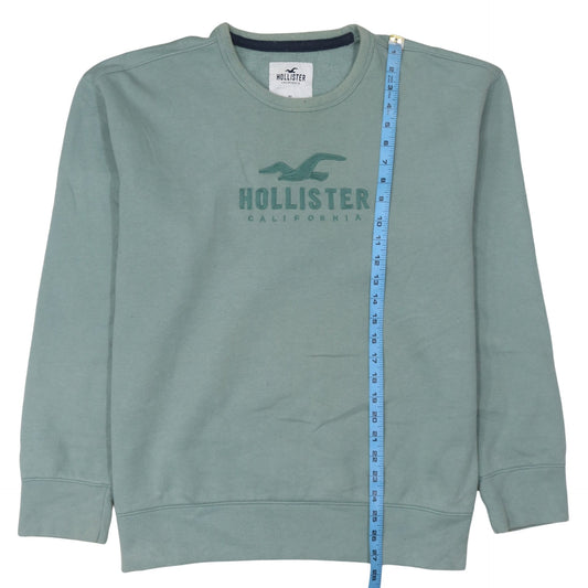 Womens UK Size XL Hollister Green Pullover Sweatshirt