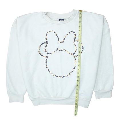 Womens UK Size S Disney White Pullover Sweatshirt