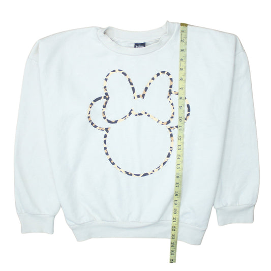 Womens UK Size S Disney White Pullover Sweatshirt
